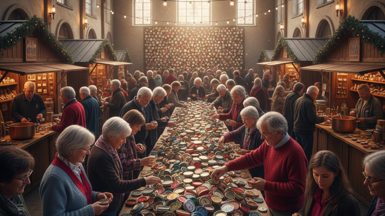 Dääkeliingen, Finnland, Upcycling, Schraubdeckel, Hobby, Finnland, Geburtstag,